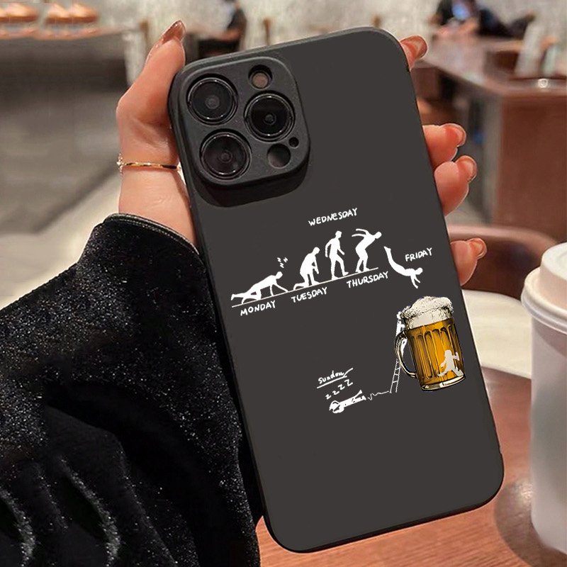 Samsung Galaxy S25 - Kreative Handyhülle mit Biermotiv für Samsung