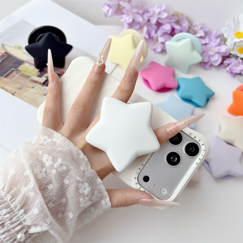 Phone Accessories Hippers - Niedlicher Stern-Magnet-Popsocket-Handyhalter, Desktop-Ständer, universeller Handygriff für