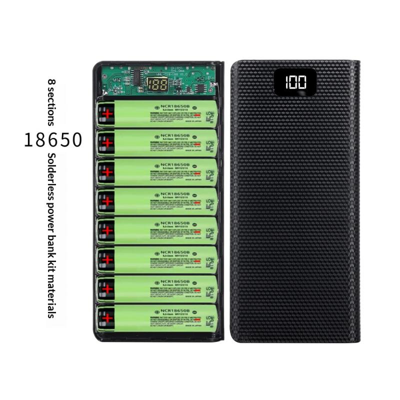 Phone Accessories Types - DIY 8*18650 Batterie-Powerbank-Gehäuse Lade- und Aufbewahrungsbox