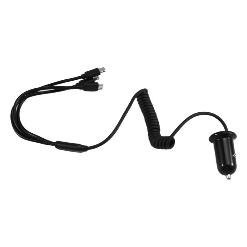 Phone Accessories Types - Auto-Adapter-Zubehör 3-Schnittstellen Universelles Telefonladegerät für iOS