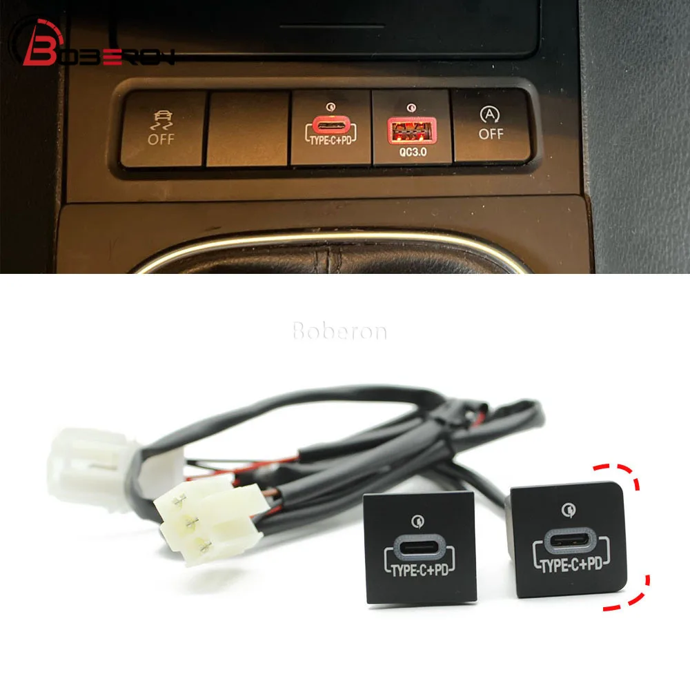 Phone Accessories Types - Auto Ladegerät Buchse Dual Typ C