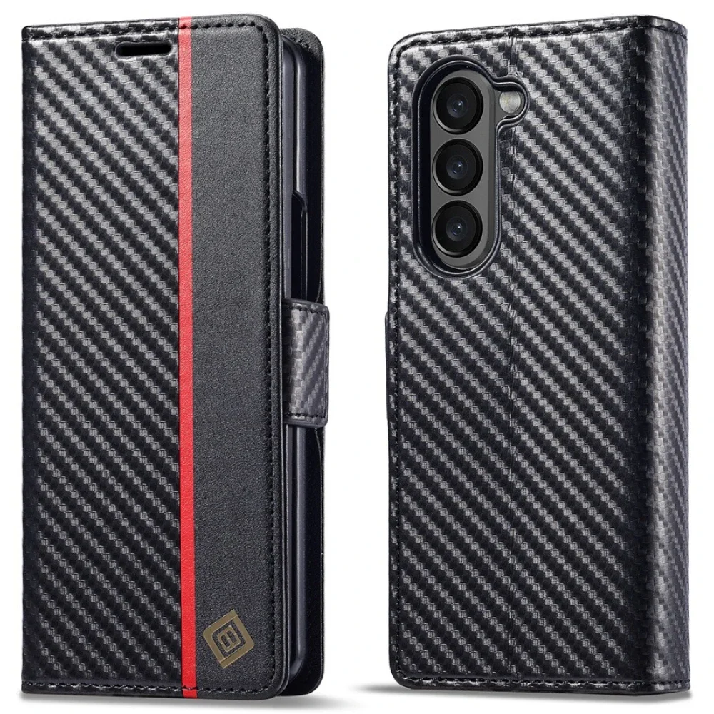 Luxus Carbon Fiber PU Leder Ab – Phone Accessories Hippers Bewertung und Preis