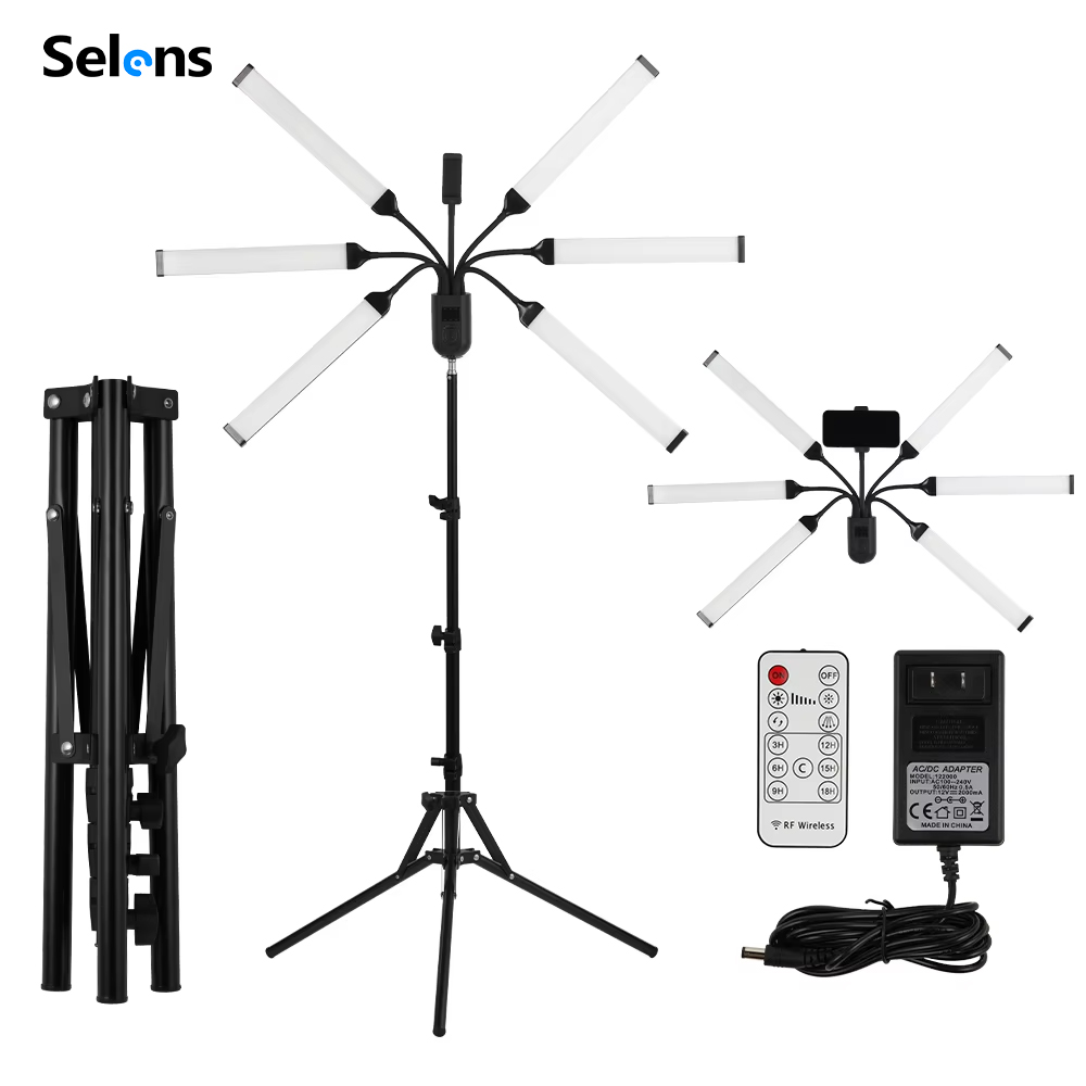 Selens 2/4/6-Arm-LED-Röhrenlic – Led Strip Selfie Bewertung und Preis