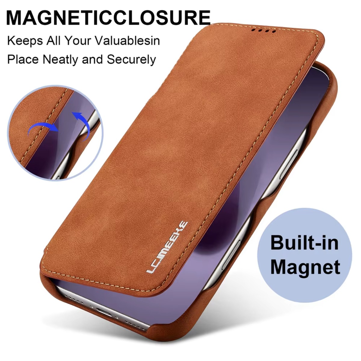 Leder-Geldbörse, magnetische F – Phone Accessories Hippers Bewertung und Preis