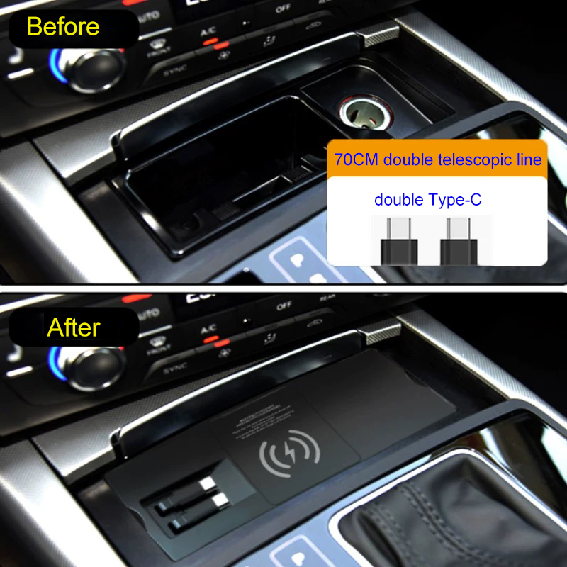 Für Audi A6L A7 C7 Kabelloses  – Phone Accessories Types Bewertung und Preis