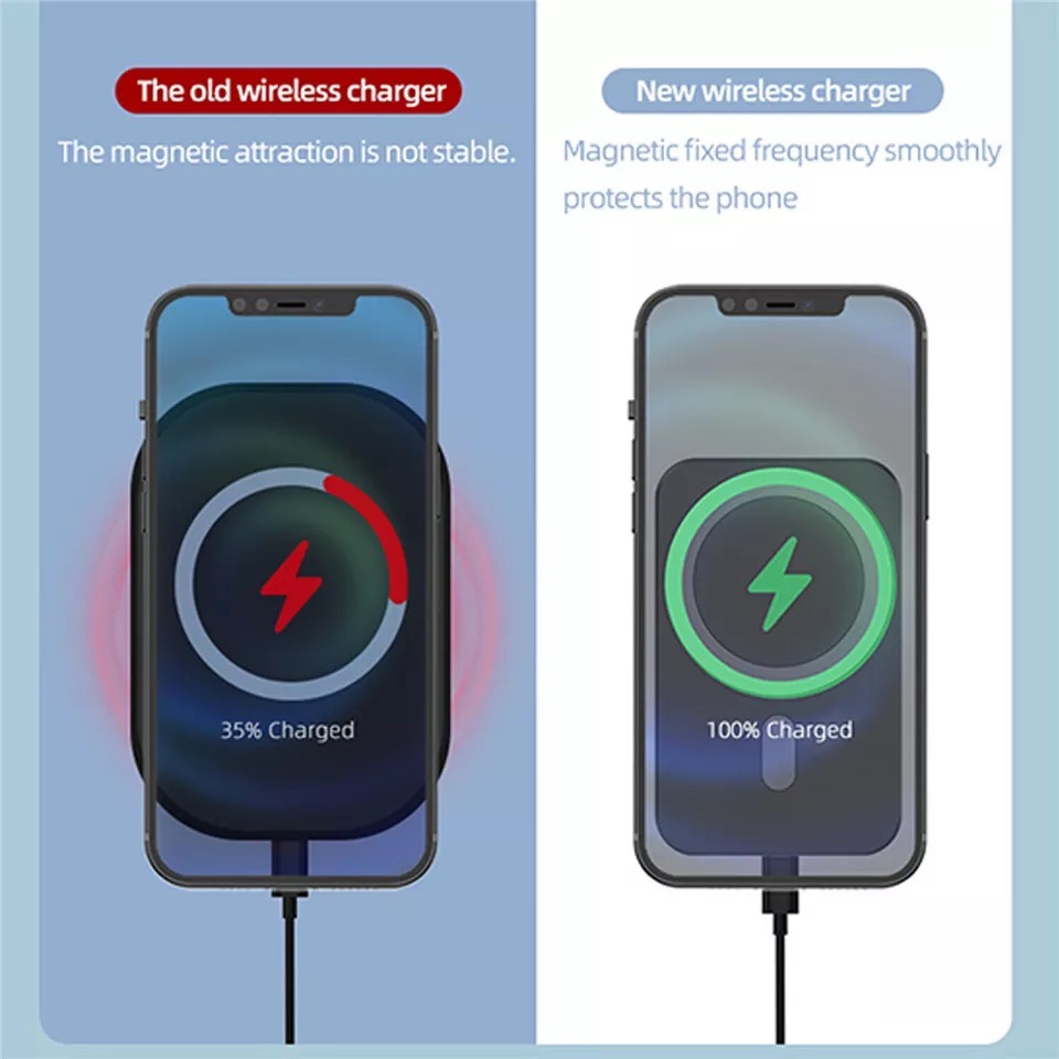 Drahtloses Ladegerät, magnetis – Phone Accessories Types Bewertung und Preis