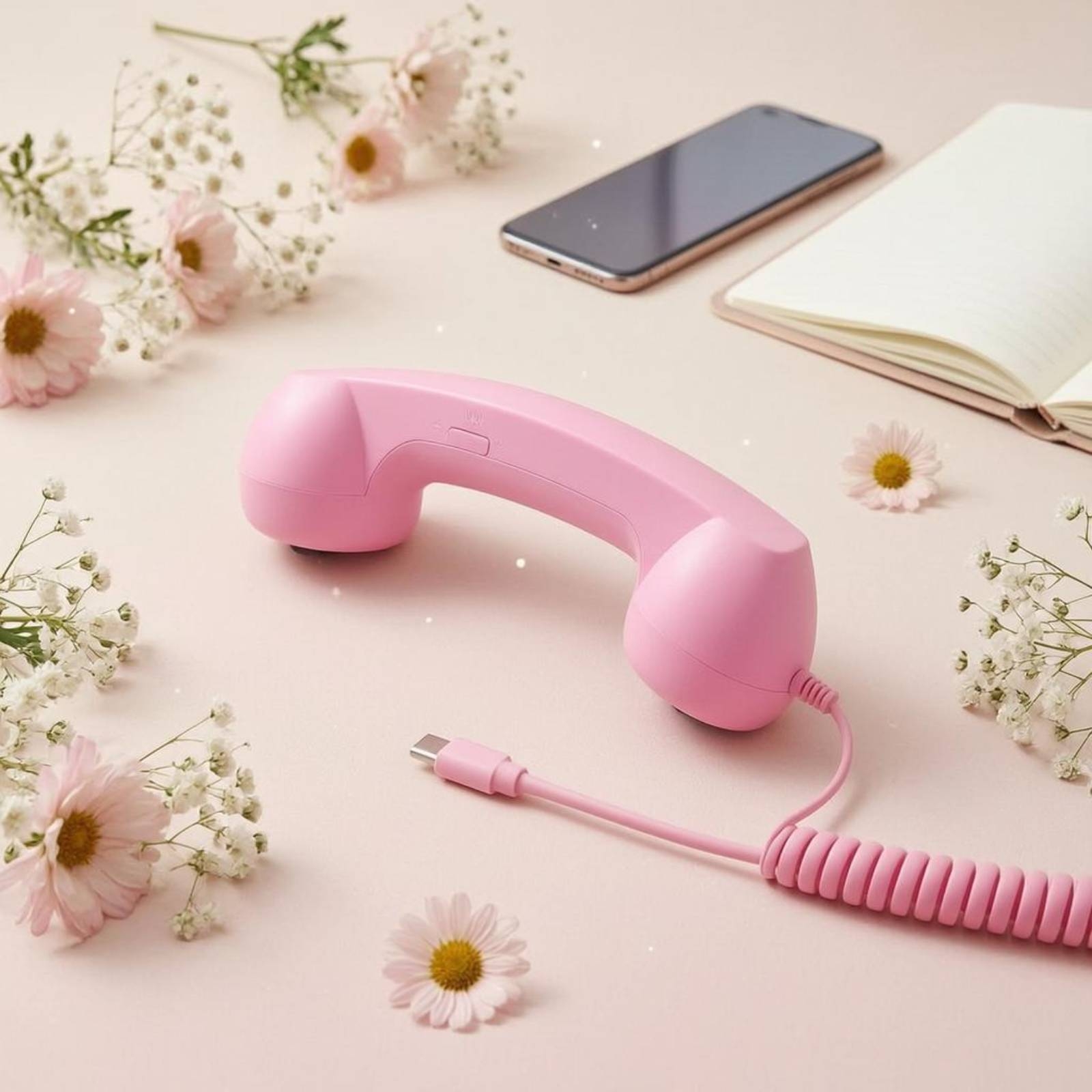 Typ-C-Telefonhörer mit Spiralk – Phone Accessories Types Bewertung und Preis
