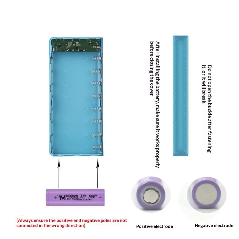 DIY 8*18650 Batterie-Powerbank – Phone Accessories Types Bewertung und Preis