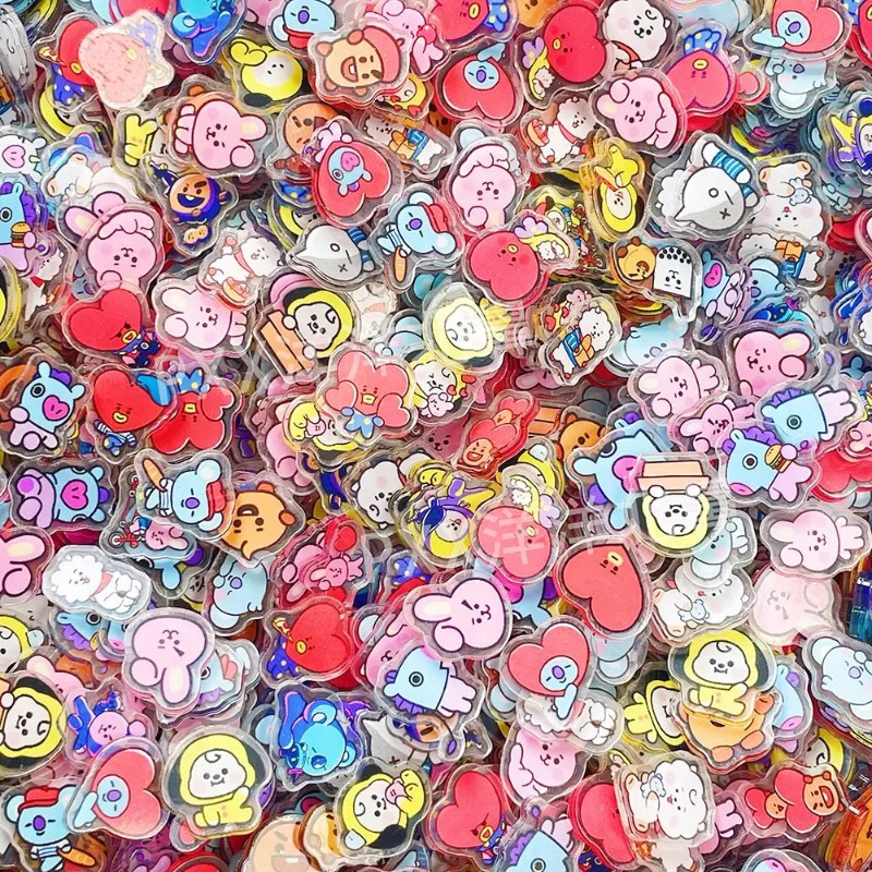 60 Stück 2CM Kawaii BT21 Acryl – Phone Accessories Toys Bewertung und Preis