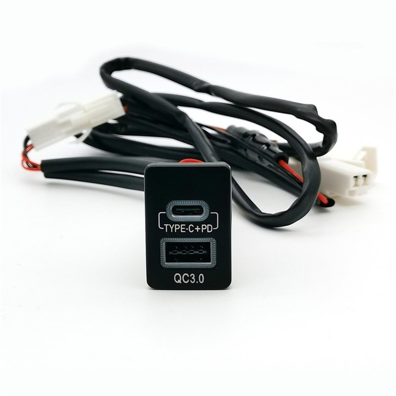 QC3.0 USB TYPE-C PD Blaulicht  – Phone Accessories Types Bewertung und Preis