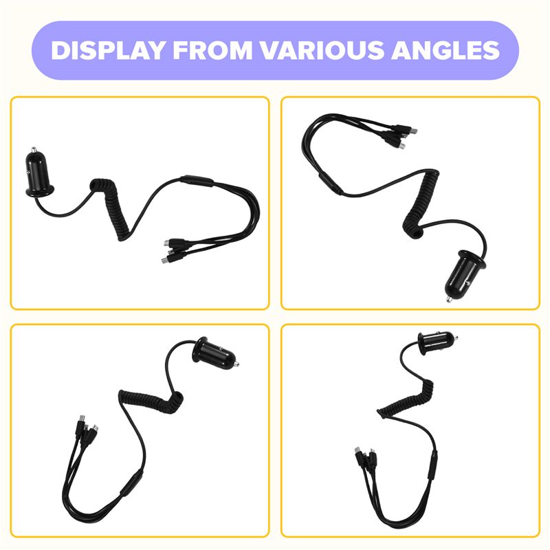 Auto-Adapter-Zubehör 3-Schnitt – Phone Accessories Types Bewertung und Preis